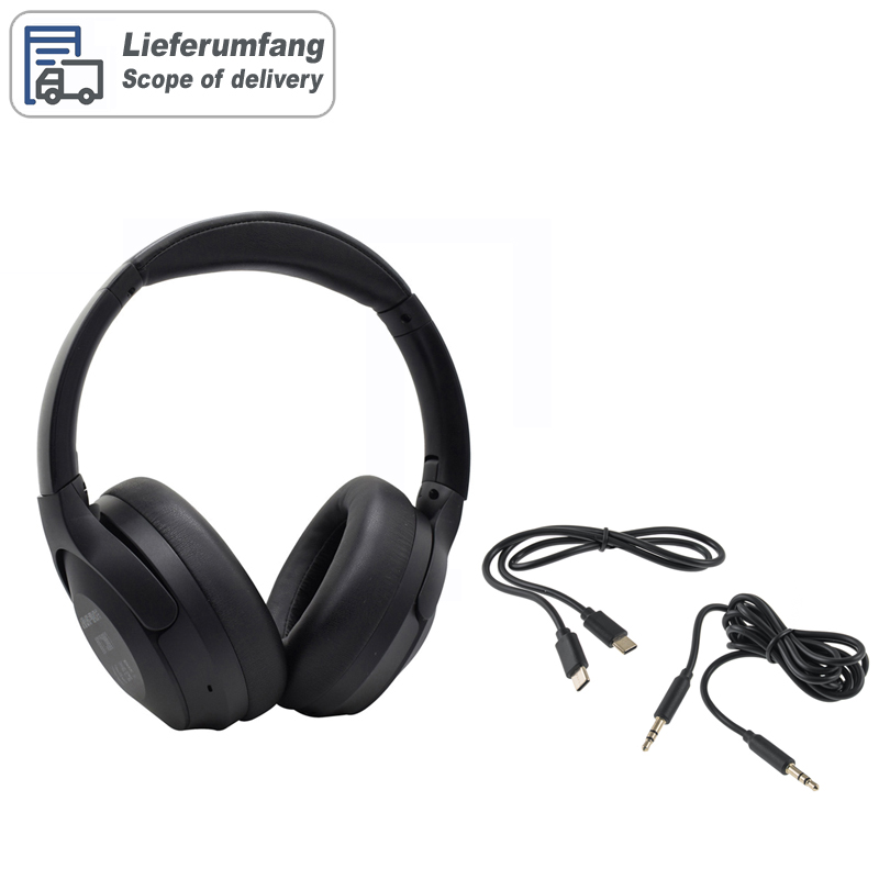 Slušalice AMPIRE BT301 Over-Ear crne (BT, ANC, sklopive)-10