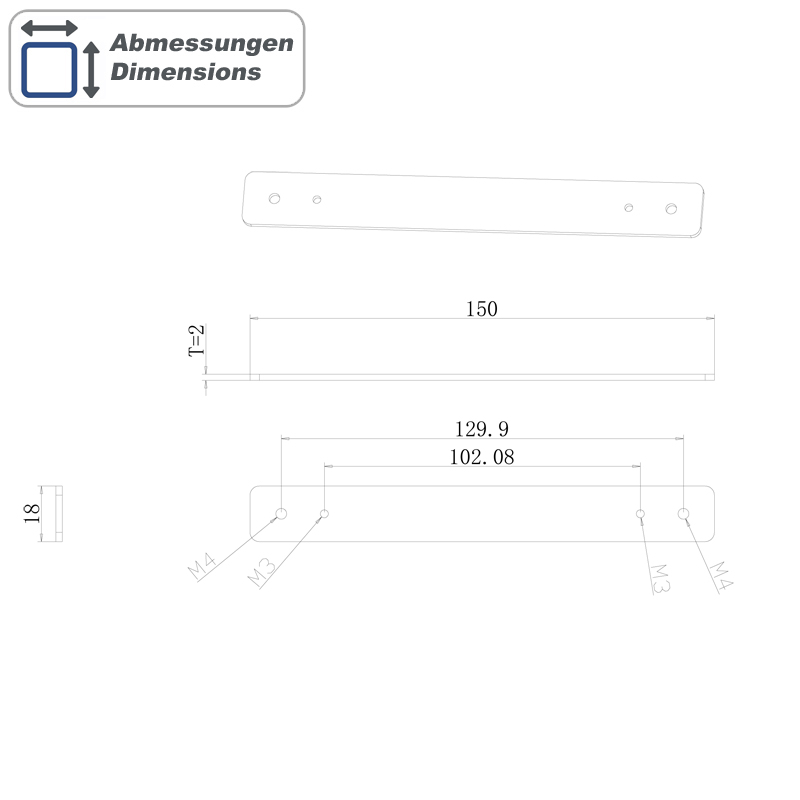 Nosač za sjedalo AMPIRE SH-AMX124 za AMX124/AMX125 RSE monitore-9