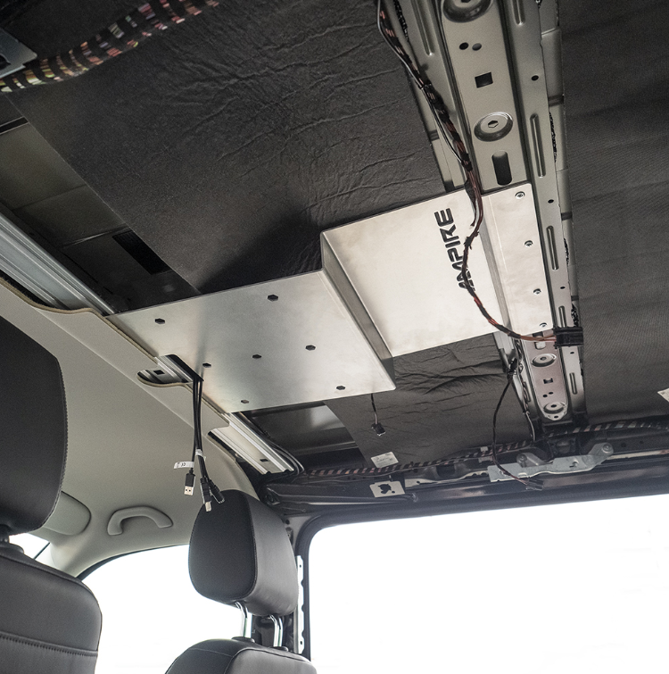 Aluminijska montažna ploča AMPIRE MP-T6 za stropne monitore VW T5 / T6-2