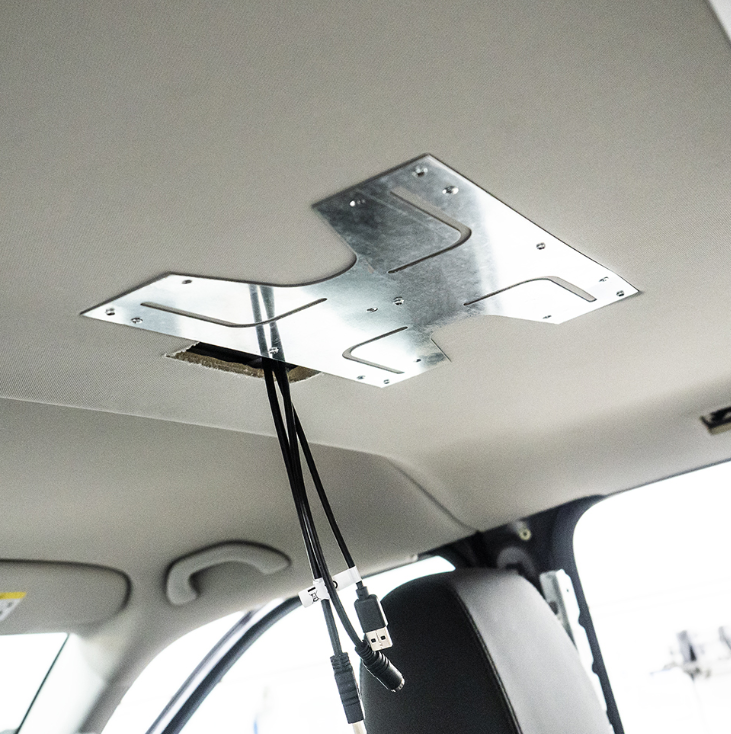 Aluminijska montažna ploča AMPIRE MP-T6 za stropne monitore VW T5 / T6-3