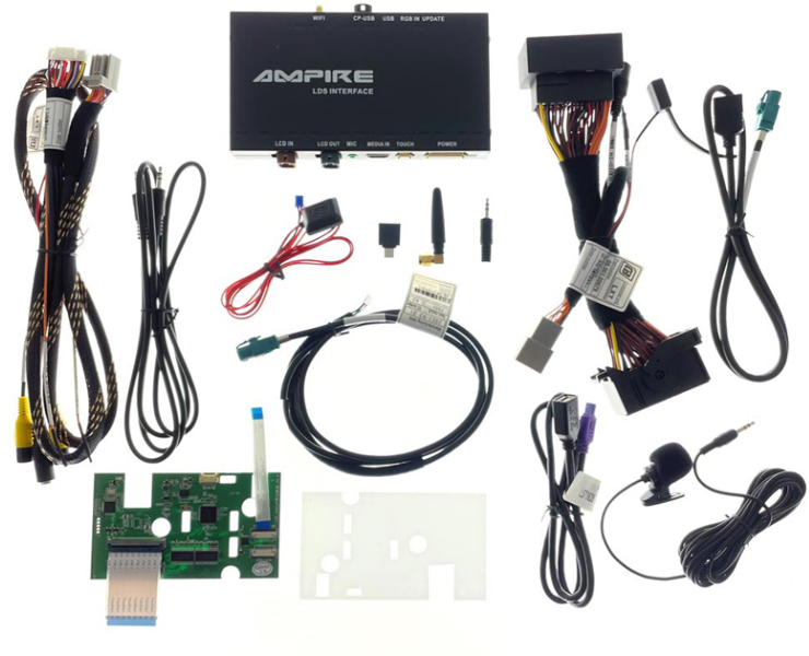 Smartphone integracija AMPIRE za Jeep / Dodge (Apple CarPlay, Android Auto, opcija parking kamere)-1