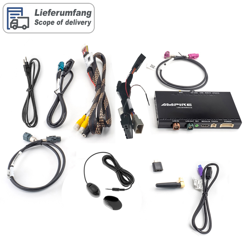 Smartphone integracija AMPIRE za Mercedes NTG3.5 (Apple CarPlay, Android Auto, opcija parking kamere)-11