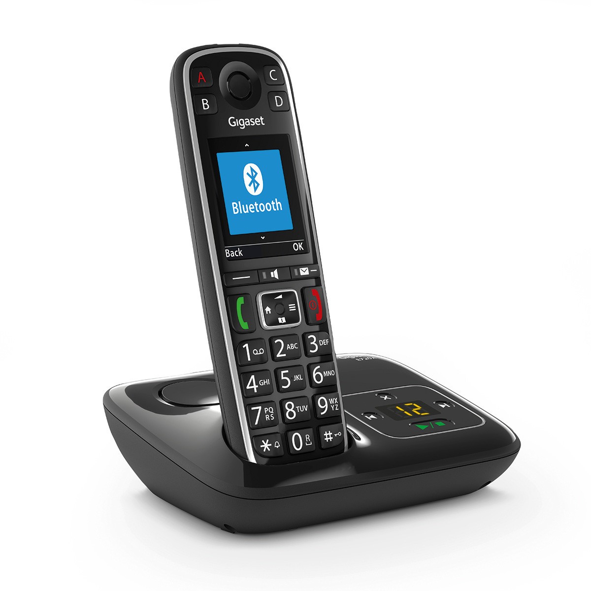 Telefon GIGASET E720A (Analog/DECT, Caller ID, Crni)-0