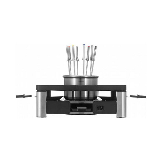 Raclette grill WMF Lumero Gourmet Station 3-in-1 (8 osoba, 1800 W, fondue lonac 0,75 l, Cromargan nehrđajući čelik)-5