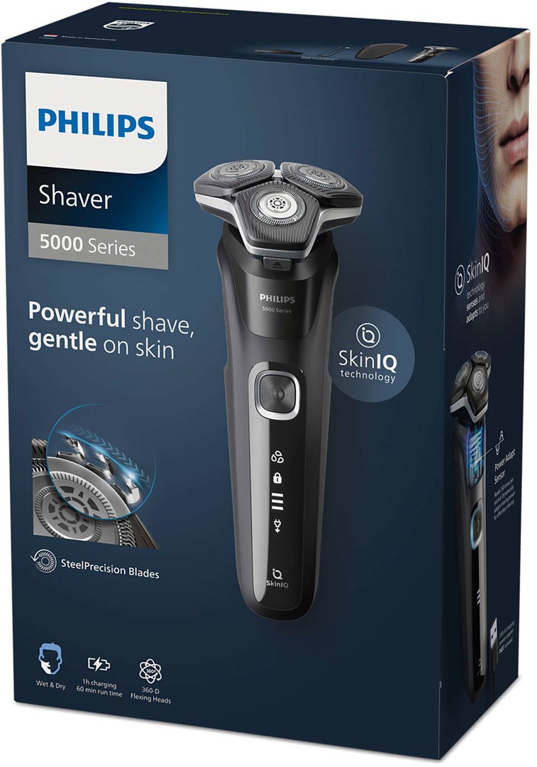 Električni brijač PHILIPS Series 5000 S5898/35 (wet and dry, 2 dodatka)-2