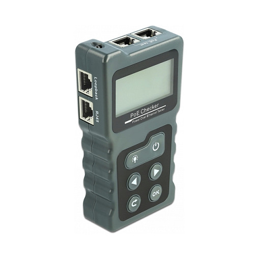 Tester kabela DELOCK 63110 (LCD, RJ45 / PoE / DC)-0