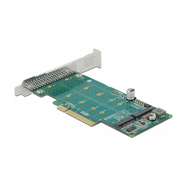 PCI Express kartica DELOCK 89045 (PCIe x8 na 2x NVMe M.2, Bifurcation, Low Profile)-0