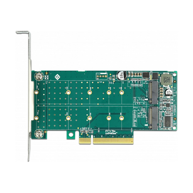 PCI Express kartica DELOCK 89045 (PCIe x8 na 2x NVMe M.2, Bifurcation, Low Profile)-2
