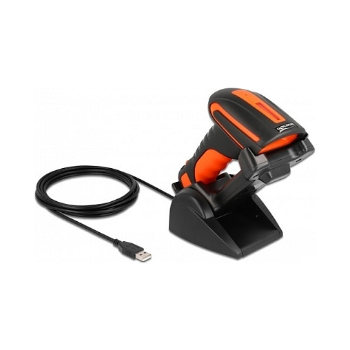 Industrijski barkod skener DELOCK 90556 (1D/2D, 2.4 GHz, Bluetooth, Indukcijsko punjenje)-0
