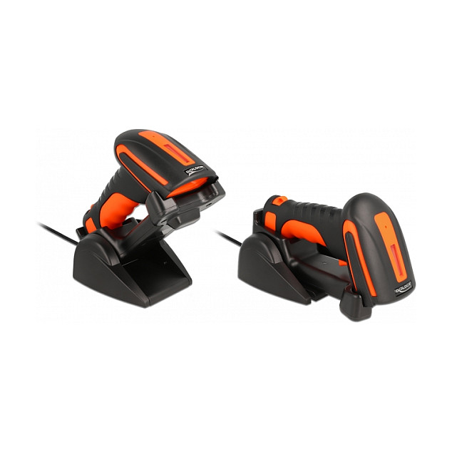 Industrijski barkod skener DELOCK 90556 (1D/2D, 2.4 GHz, Bluetooth, Indukcijsko punjenje)-1