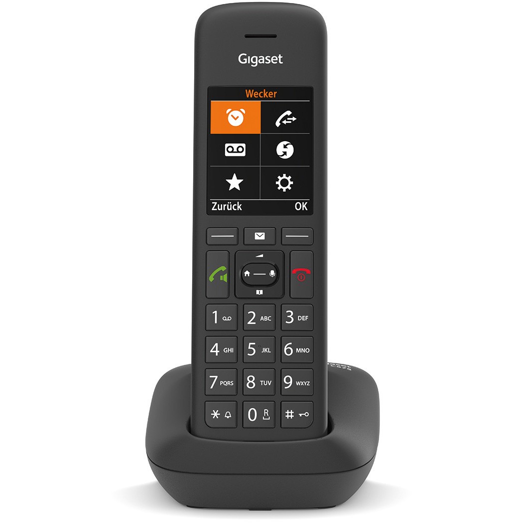 Telefon GIGASET C575 (Analog/DECT, ID pozivatelja, Crni)