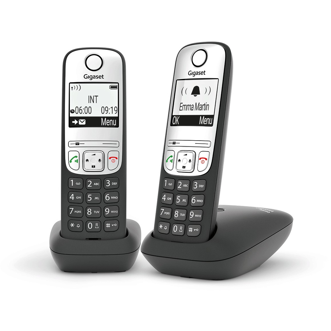 Gigaset A690A Duo Analog/DECT telephone Caller ID Black-1