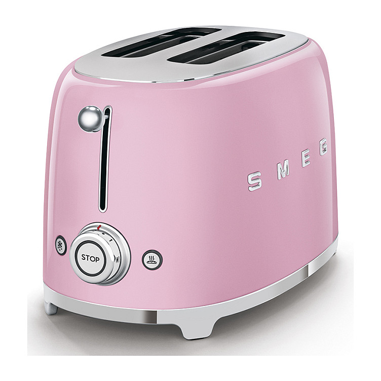 Toster SMEG TSF01PKEU 50's Style (950W, 2 utora, roza)-1