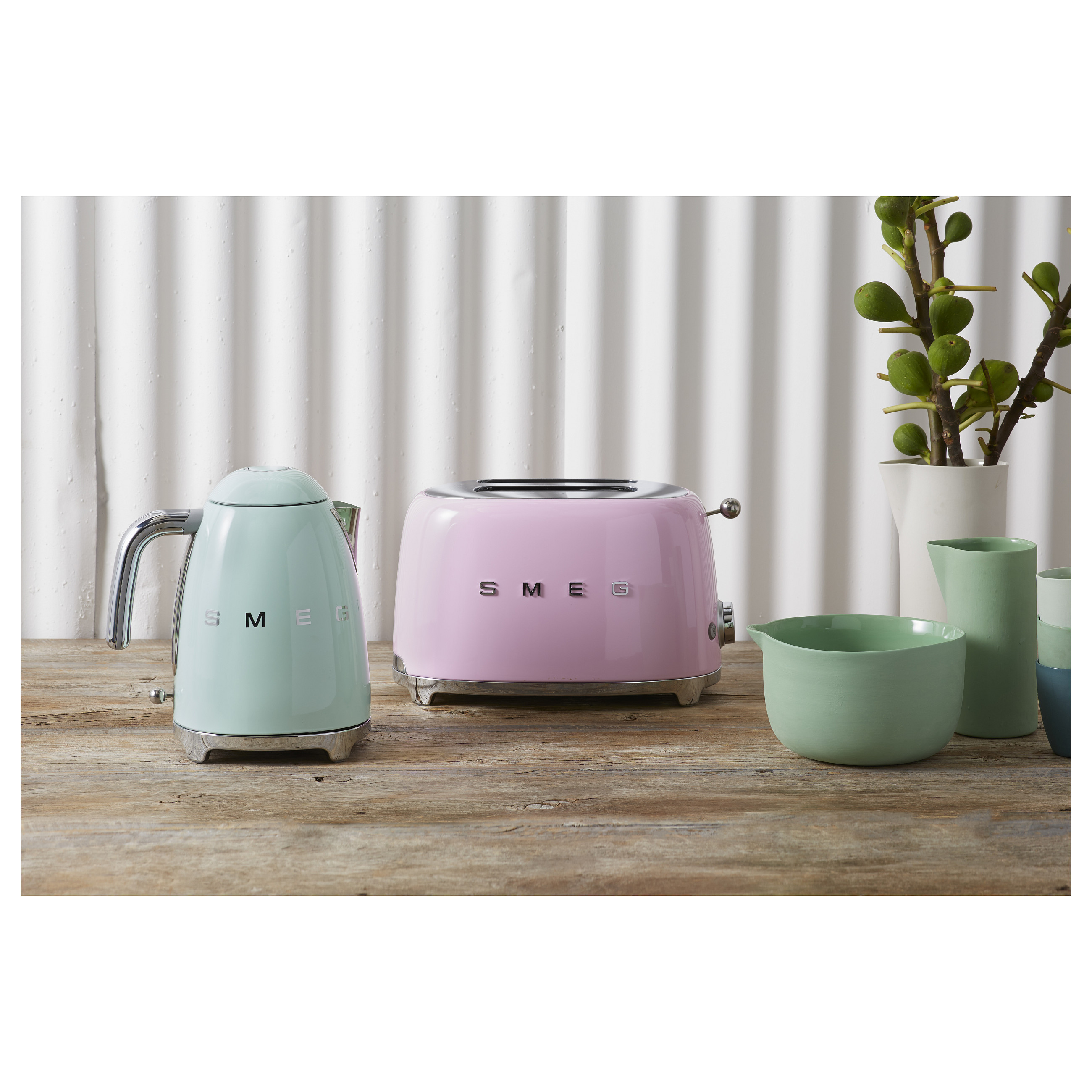 Toster SMEG TSF01PKEU 50's Style (950W, 2 utora, roza)-3