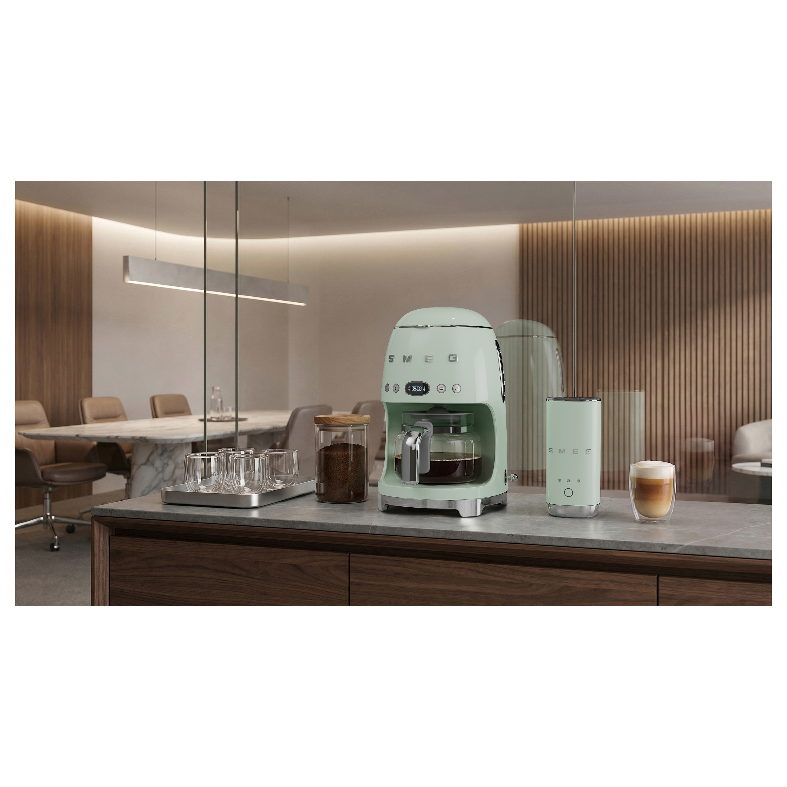 Aparat za filter kavu SMEG 50's Style DCF02PGEU (pastelno zelena boja)-7