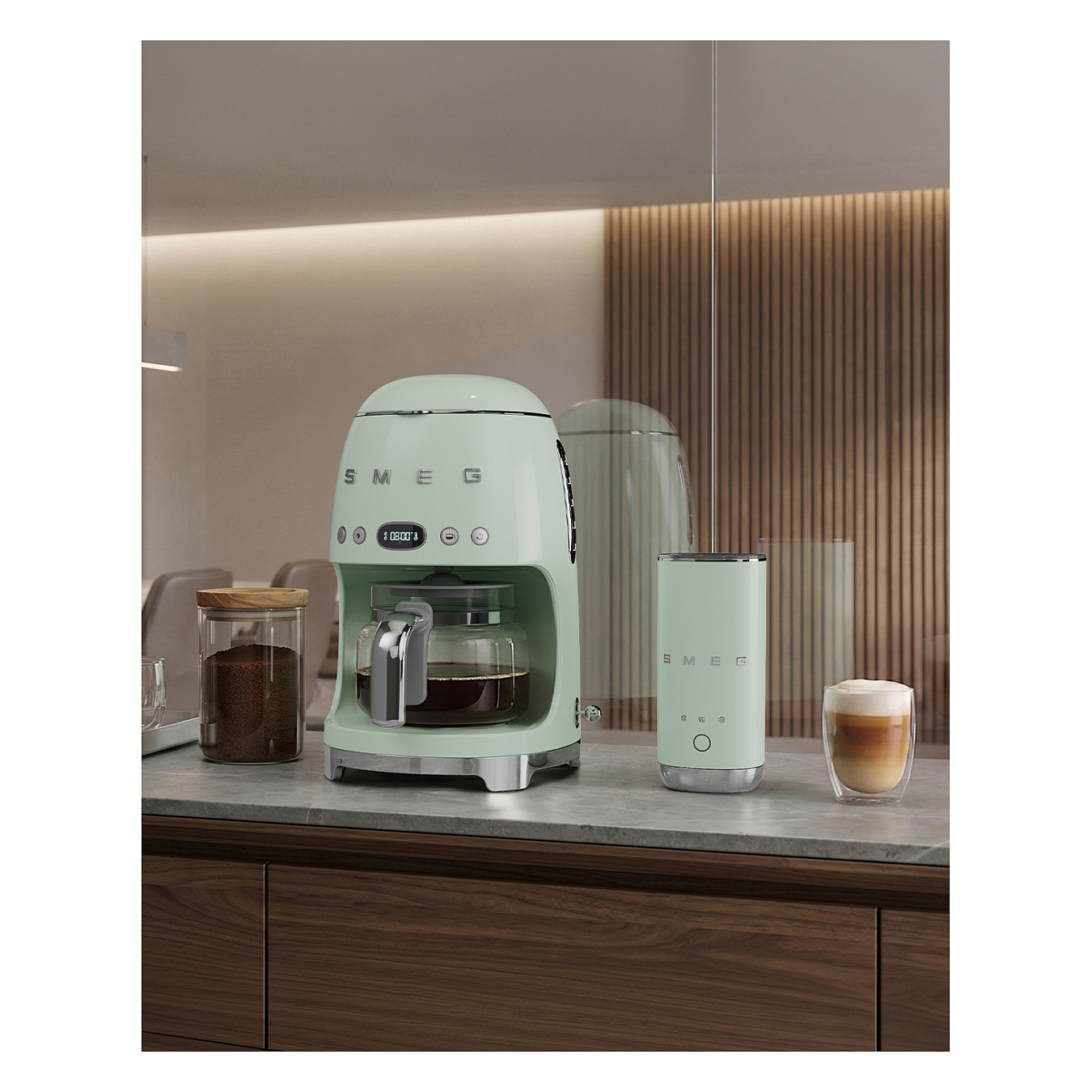 Aparat za filter kavu SMEG 50's Style DCF02PGEU (pastelno zelena boja)-8