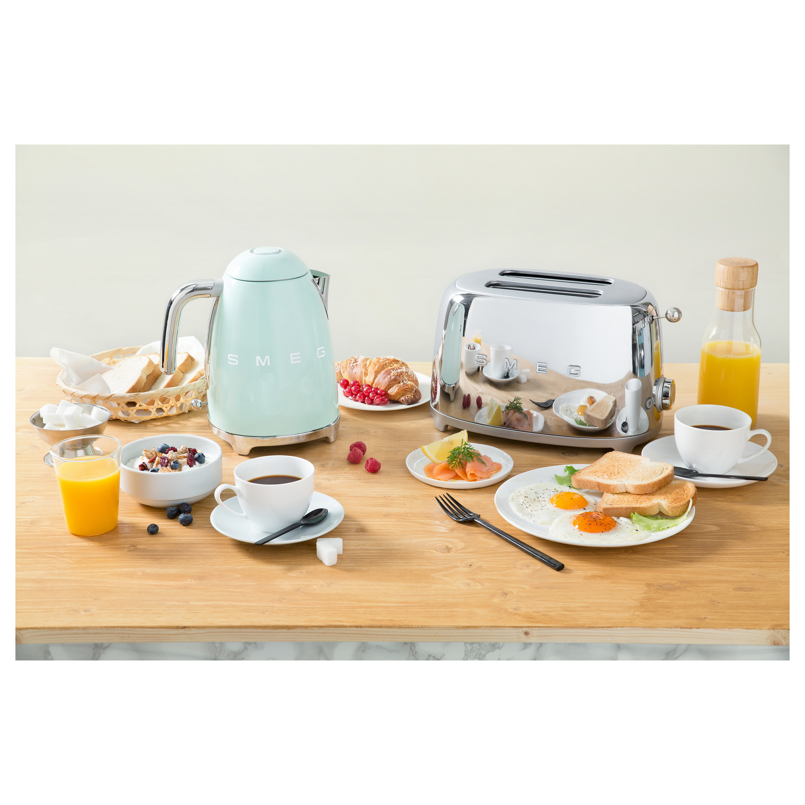 Toster SMEG TSF01PGEU 50's Style (2 utora, 950W, 6 razina tamnjenja) Pastel Green-13