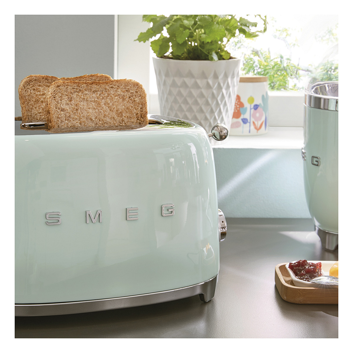 Toster SMEG TSF01PGEU 50's Style (2 utora, 950W, 6 razina tamnjenja) Pastel Green-15