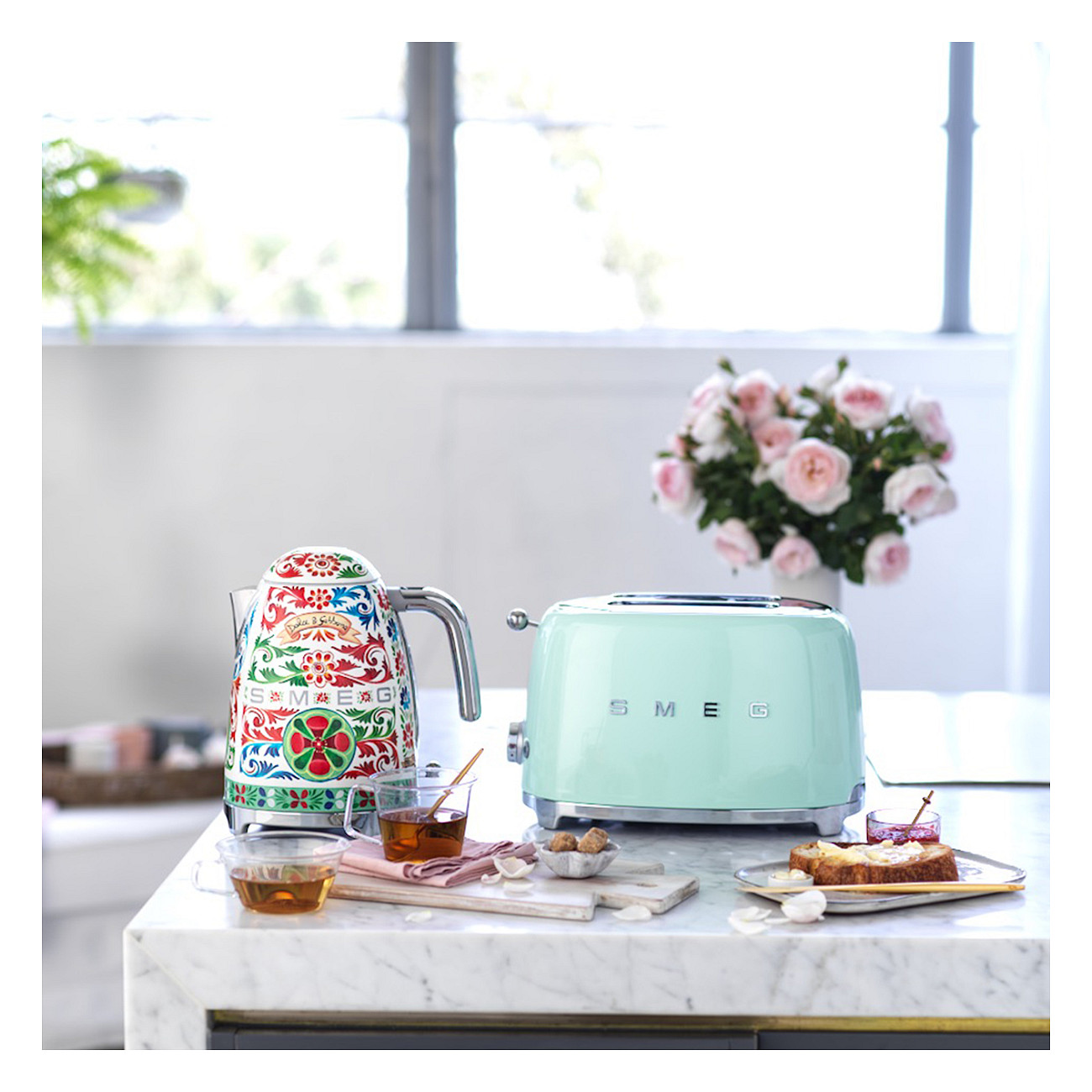 Toster SMEG TSF01PGEU 50's Style (2 utora, 950W, 6 razina tamnjenja) Pastel Green-6