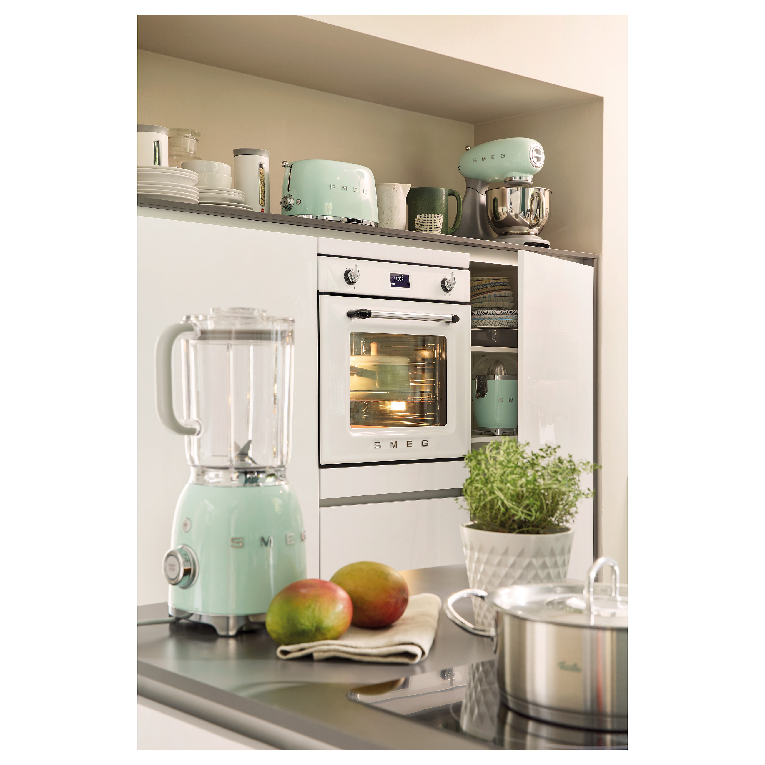 Toster SMEG TSF01PGEU 50's Style (2 utora, 950W, 6 razina tamnjenja) Pastel Green-9