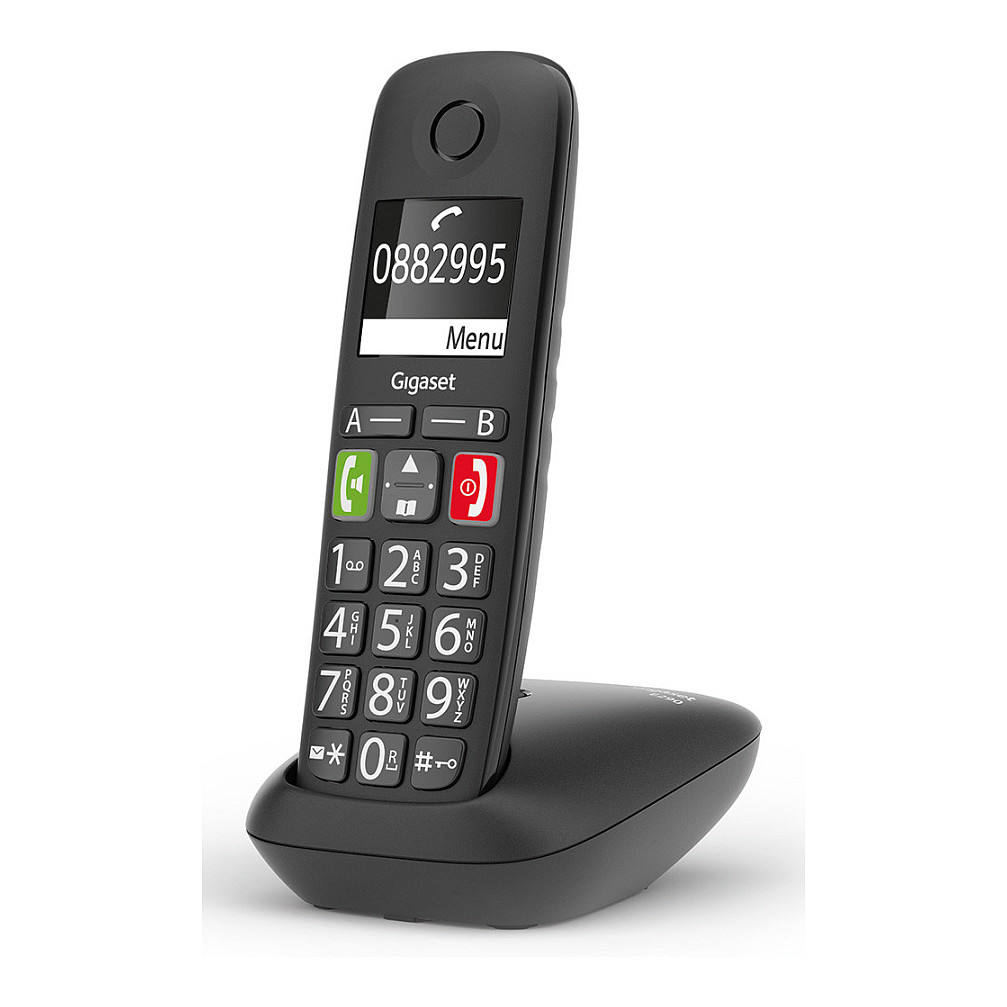 Gigaset E290A Analog/DECT telephone Caller ID Black-5
