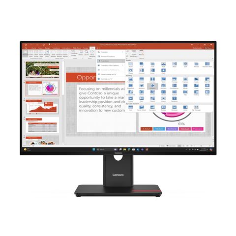 Monitor LENOVO ThinkVision T27-40 (27" 1920x1080, IPS, 4ms, 48Hz)-0