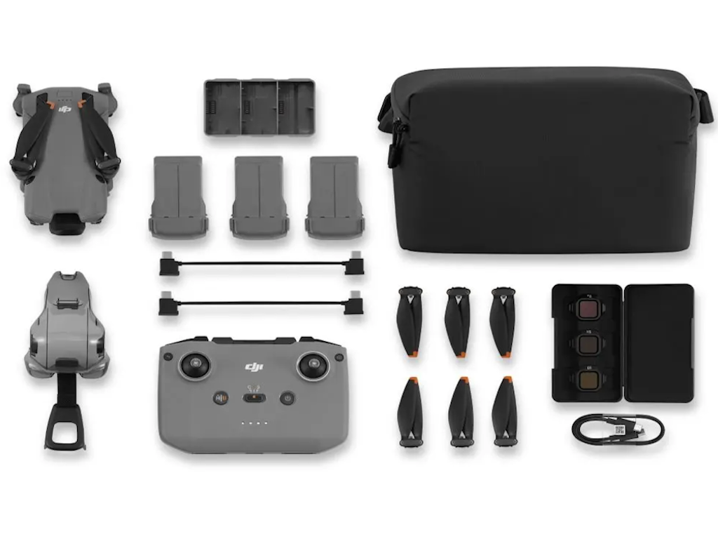 Dron DJI Mini 5 Pro Fly More Combo (DJI RC-N3) (1" CMOS, 4K HDR, do 36 min leta, 42 GB, siva boja)-2