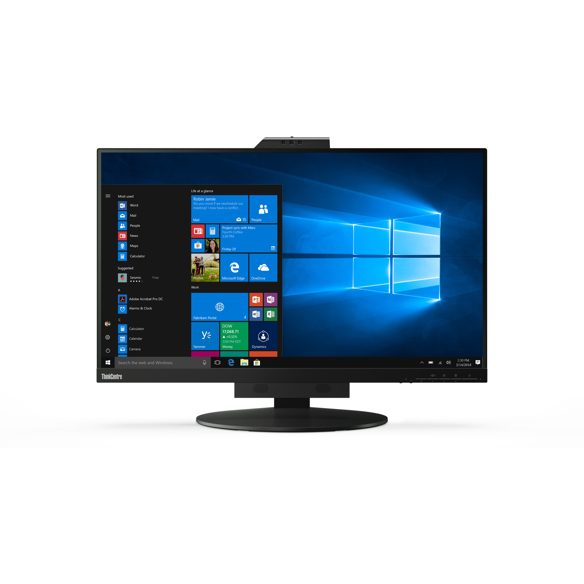 Monitor LENOVO 11JHRAT1EU 68.6 cm (27") 2560 x 1440 pixels Quad HD LED crna boja-0