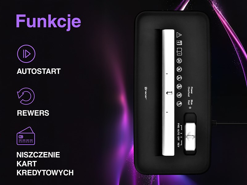 Uništavač papira TRACER EDGY10L-9