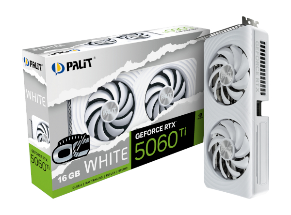 Grafička kartica → PALIT → GF RTX 5060Ti White OC → 16GB GDDR7-1