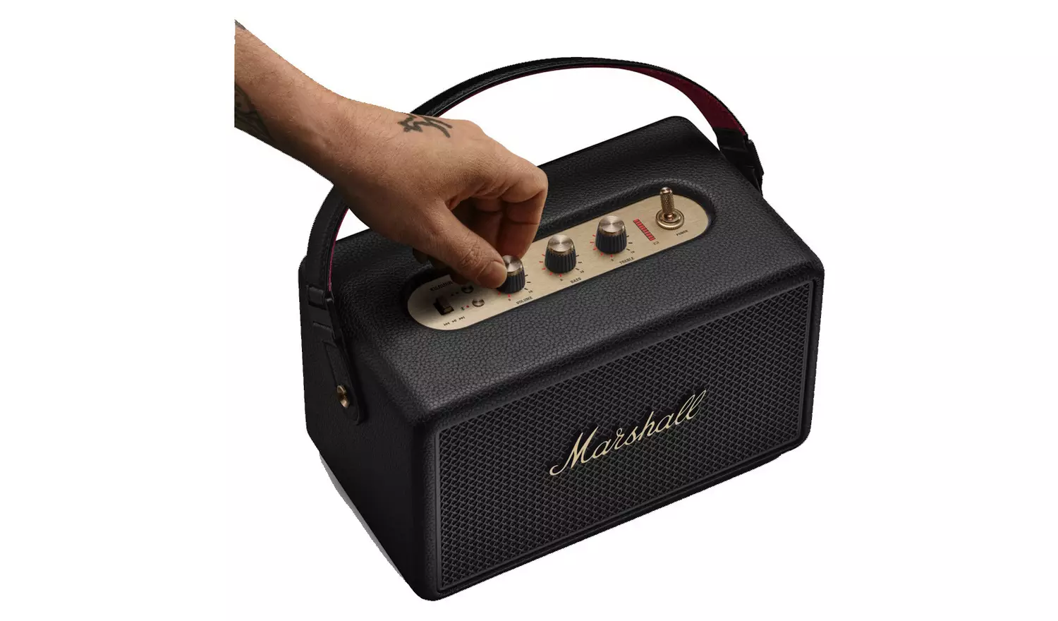 Bluetooth zvučnik MARSHALL Kilburn III Bluetooth, black and brassi-1