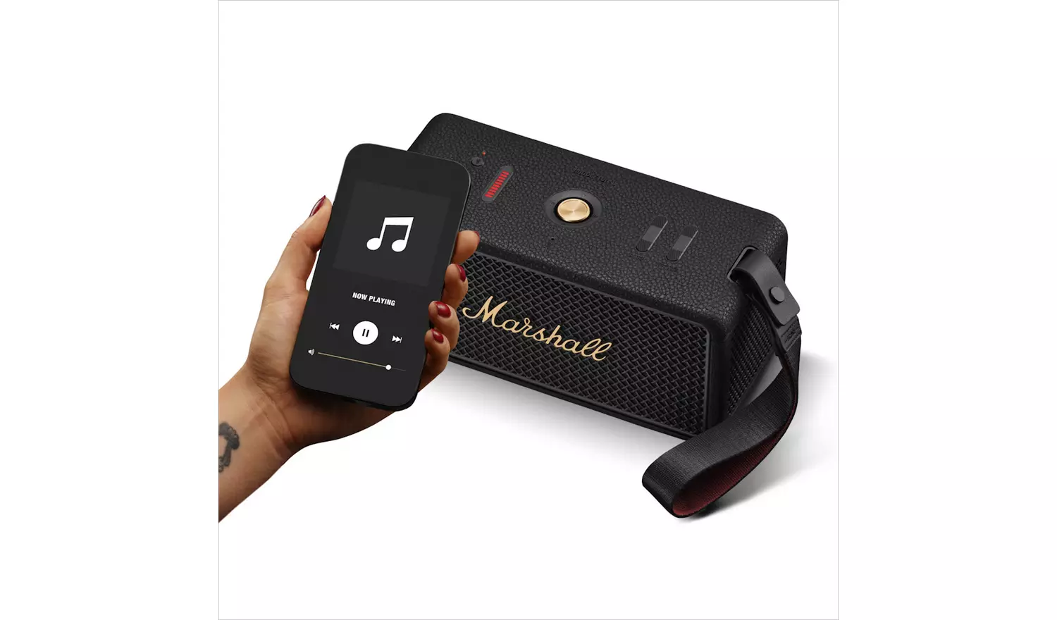 Bluetooth zvučnik MARSHALL Middleton II, black and brass-4