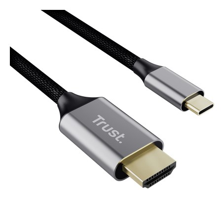 Kabel TRUST CALYX, USB-C na HDMI, Full HD/Ultra HD 4K, 200cm, Black-4