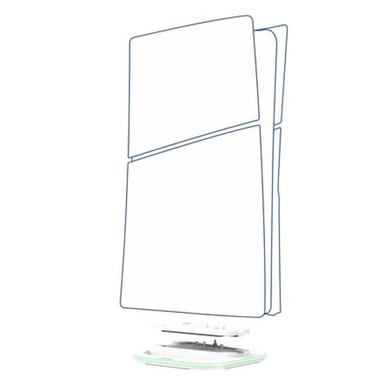 Stalak Za PS5, TRUST, GXT 229, LED, Bijeli, vertikalni-7
