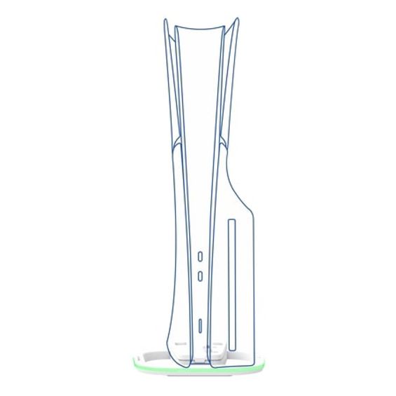 Stalak Za PS5, TRUST, GXT 229, LED, Bijeli, vertikalni-9