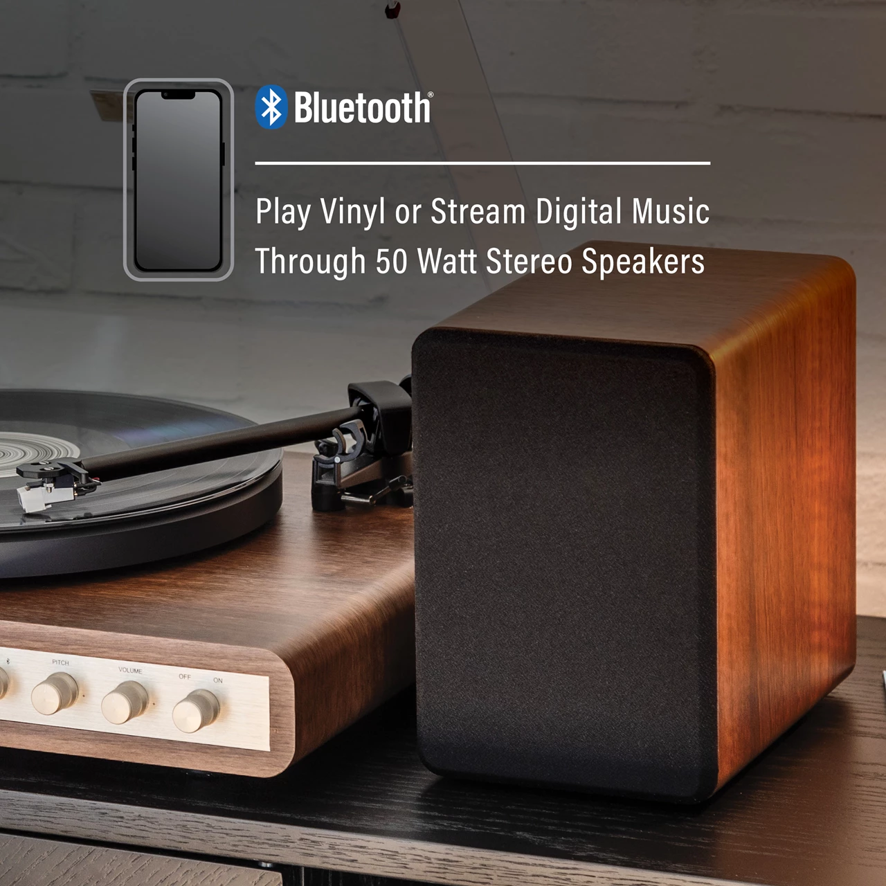 Gramofon CROSLEY C65, walnut-9