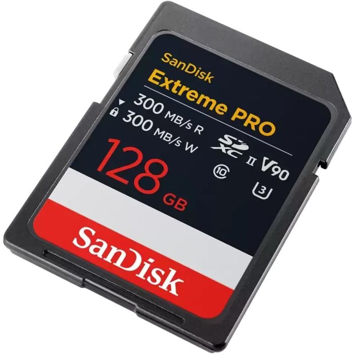 Memorijska kartica SANDISK Extreme PRO 128GB SDXC, 300MB/s, 8K, V90, UHS-II