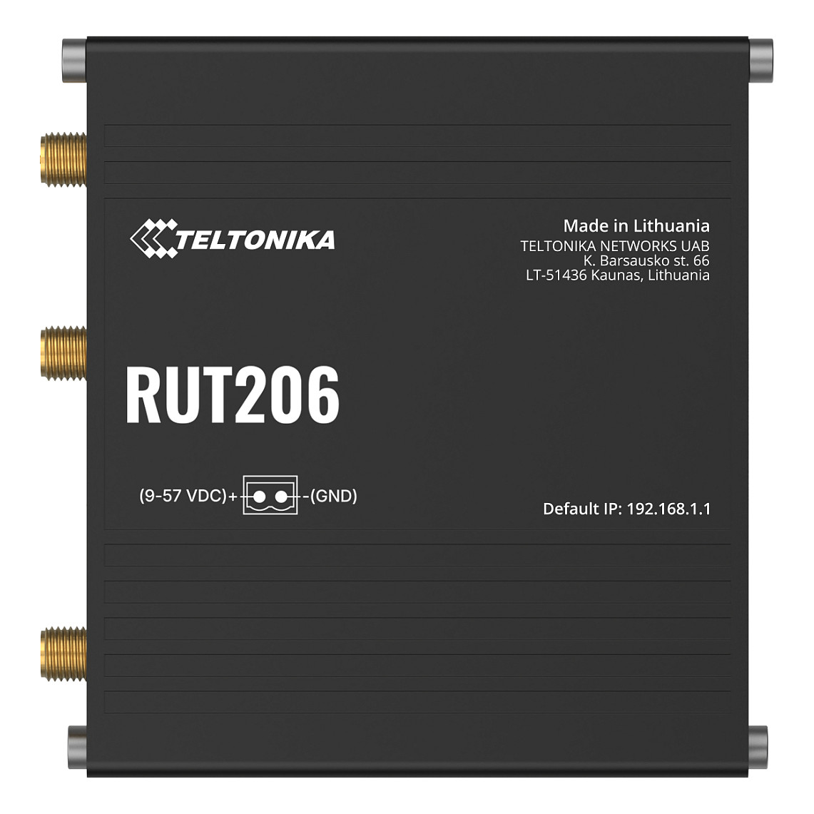 Industrijski 4G LTE router TELTONIKA RUT206 (4G LTE, Wi-Fi, Dual SIM, PoE)-4