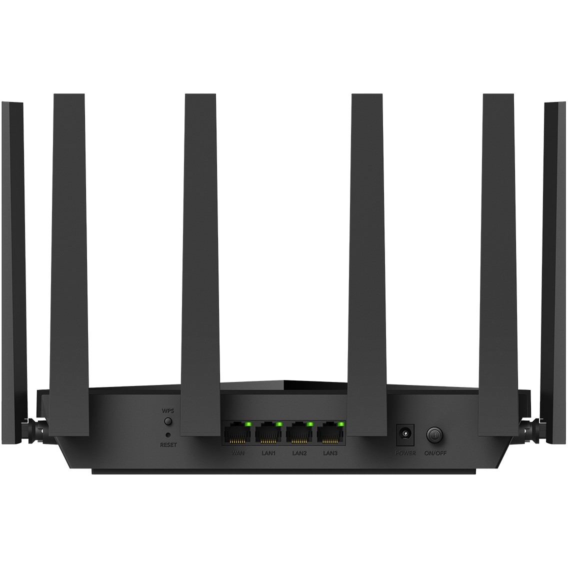 Cudy WR11000 wireless router 2.5 Gigabit Ethernet Tri-band (2.4 GHz / 5 GHz / 6 GHz) Black-1