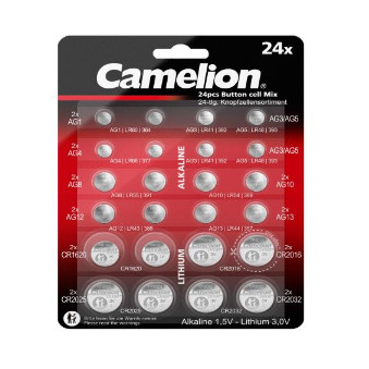 Baterija alkalna CAMELION alkalne + litijeve, 24 komada-0
