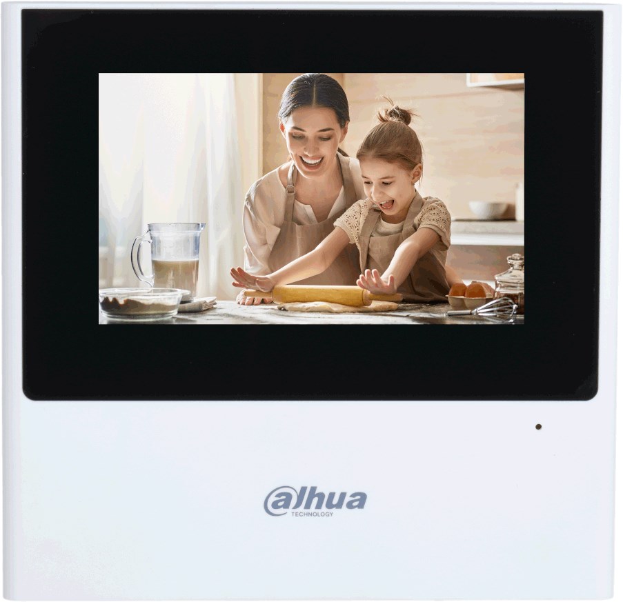 Video portafon monitor DAHUA VTH2612L-W (4.3" zaslon, Wi-Fi, PoE)