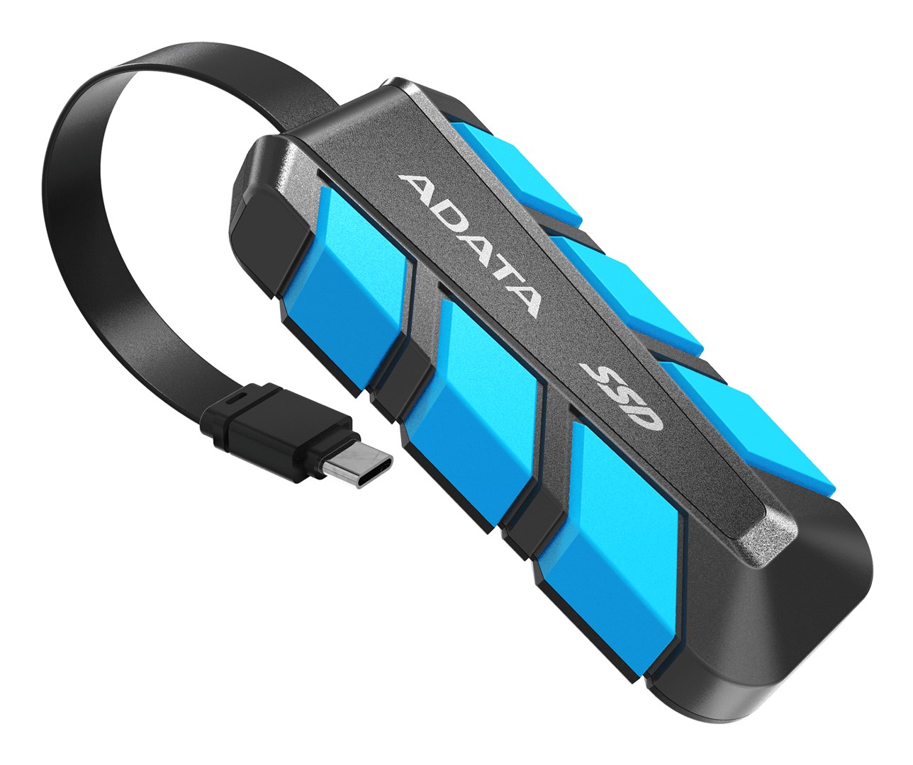 Eksterni SSD ADATA SC740 500 GB (USB Type-C 3.2 Gen 2, Crna, Plava)-3