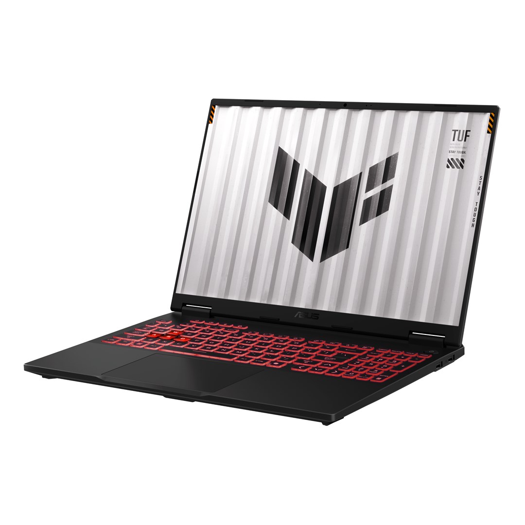 Laptop ASUS TUF Gaming A16 FA608UP-R7165W (16.0" FHD+ IPS-level 165Hz, Ryzen 7 260, 16GB DDR5, SSD512, GeForce RTX 5070 8GB, NoOS, Jaeger Gray) – internacionalna non HR tipkovnica-1