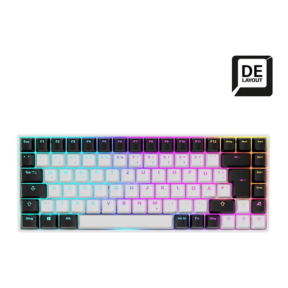 Tipkovnica SHARKOON SKILLER SGK50 S3 (USB, QWERTZ, njemačka) – internacionalna non HR tipkovnica-0