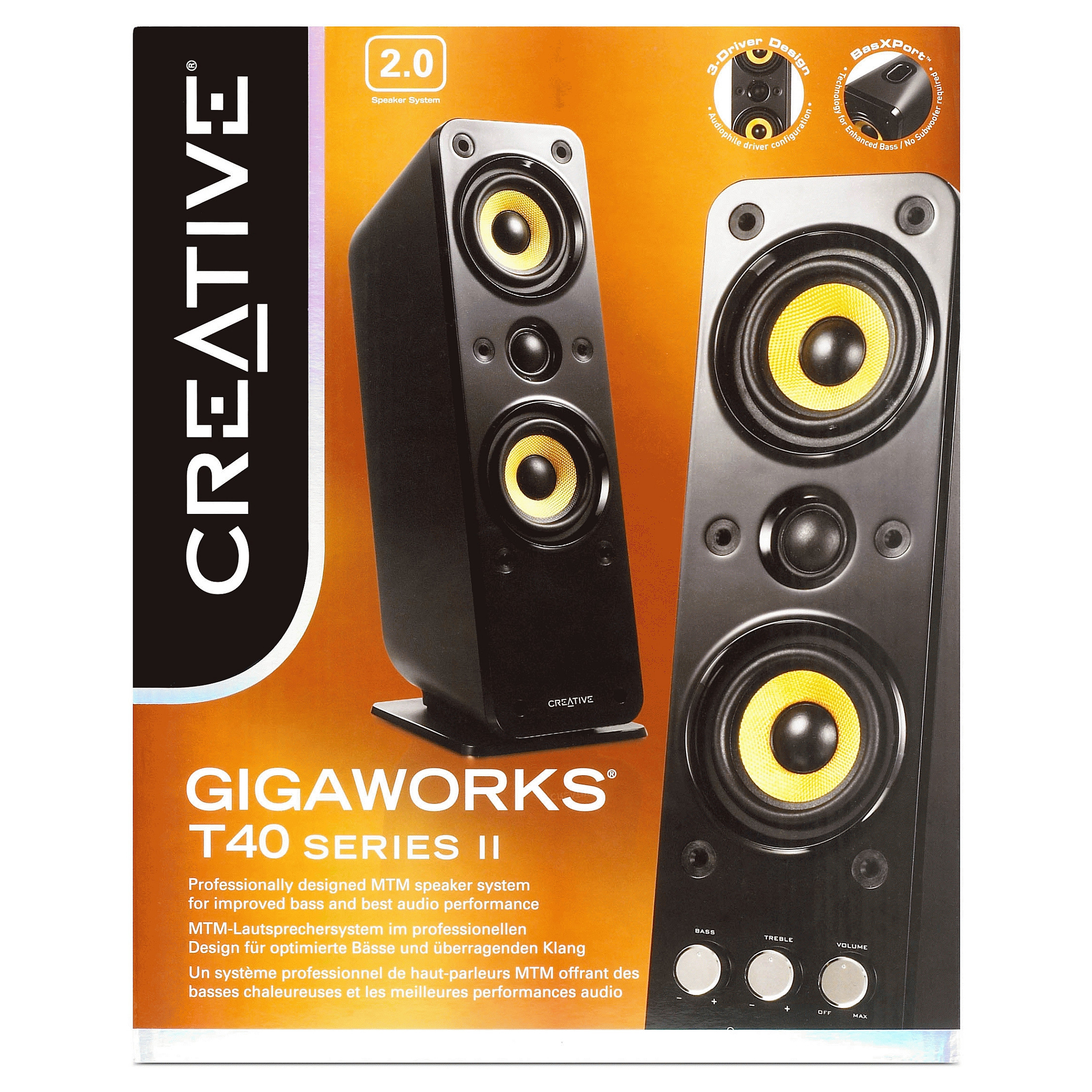 Zvučnici CREATIVE GigaWorks T40 Series II (crni, 32W)-1