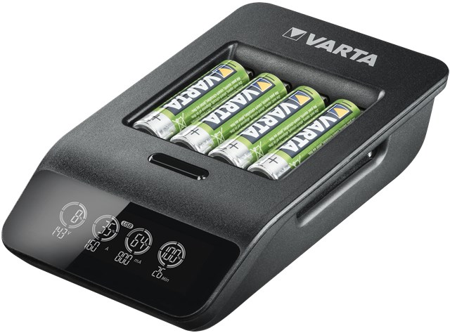 Punjač baterija VARTA LCD Smart Charger+ (za AA/AAA, USB)-2