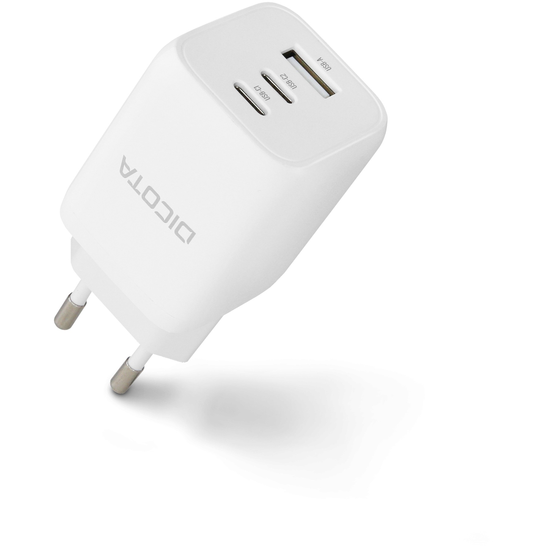 Punjač za mobilne uređaje DICOTA D32054 (Univerzalni, Bijeli, Brzo punjenje, Unutarnji)-2