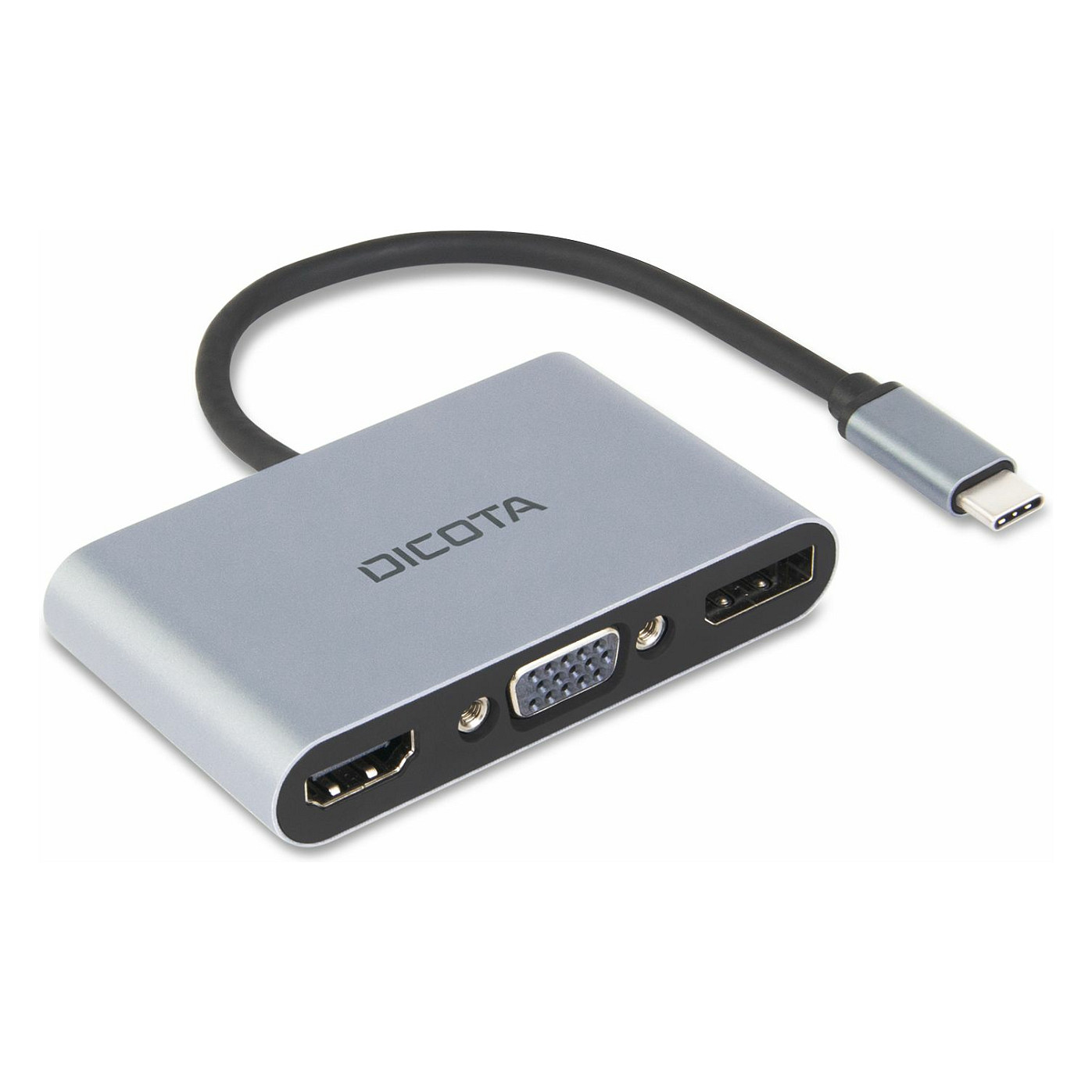 Docking stanica DICOTA D32064 (za tablet/smartphone/laptop, srebrna)