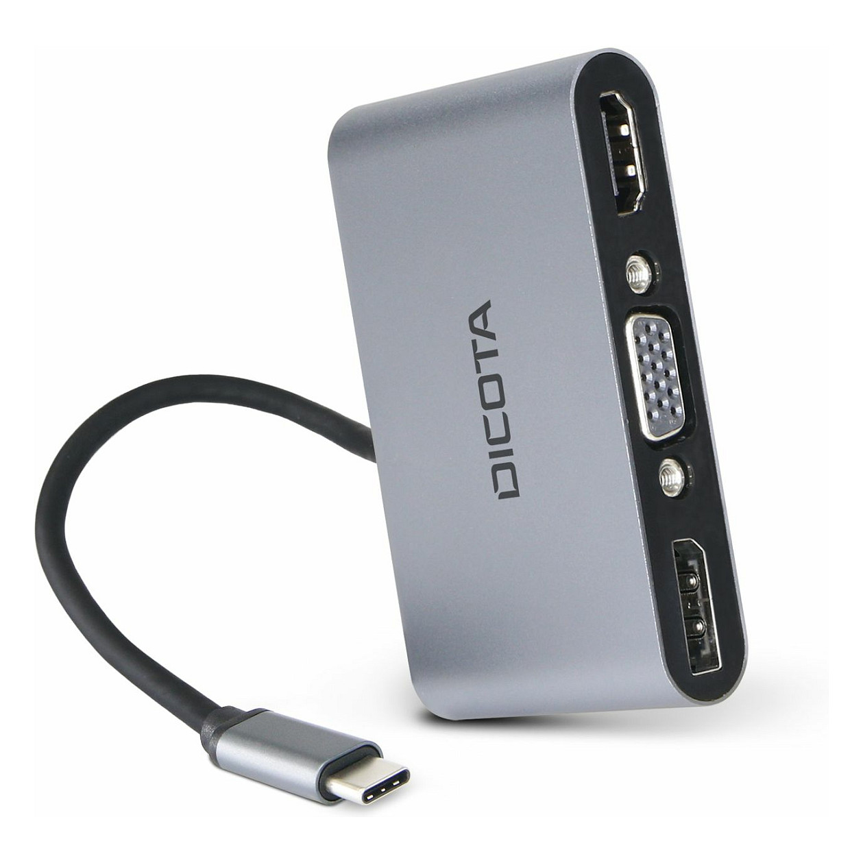 Docking stanica DICOTA D32064 (za tablet/smartphone/laptop, srebrna)-2