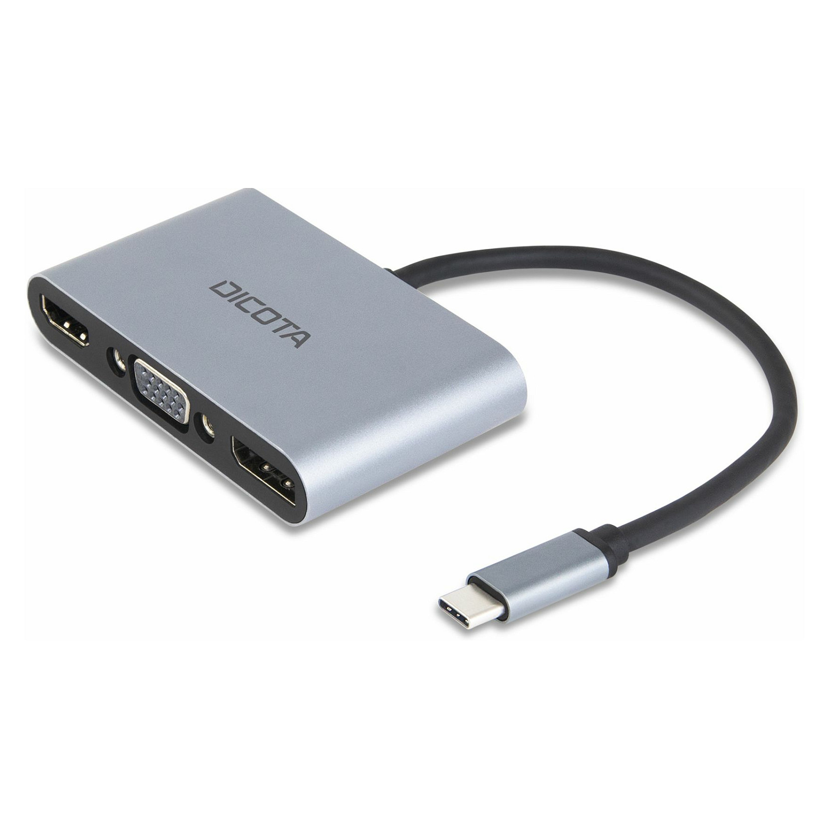 Docking stanica DICOTA D32064 (za tablet/smartphone/laptop, srebrna)-4
